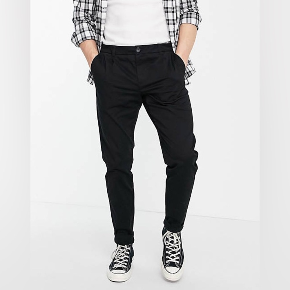 J. Crew Men's Pants J.Crew Fit 770 Straight Stretch Chino Black  34x26 💎